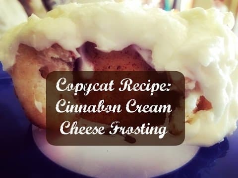 Cream Cheese Frosting (Cinnabon Knockoff)