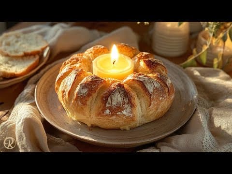 Provençal Butter Candle in a Bread