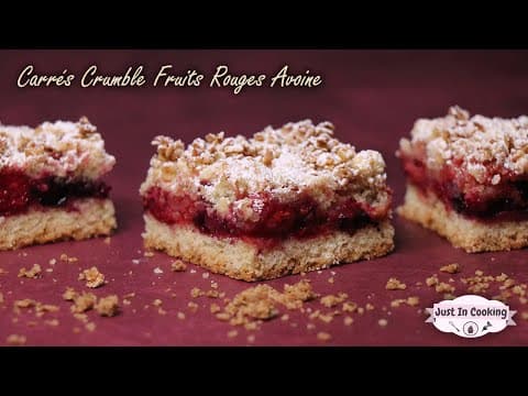 Red Fruit and Oat Crumble Squares - French Dessert Red Fruit and Oat Crumble Squares - Delicious French dessert with easy difficulty. Perfect recipe converted from YouTube video to PDF format.
