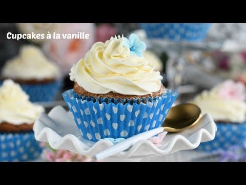 Vanilla Cupcakes with Buttercream - French Dessert Vanilla Cupcakes with Buttercream - Delicious French dessert with easy difficulty. Perfect recipe converted from YouTube video to PDF format.