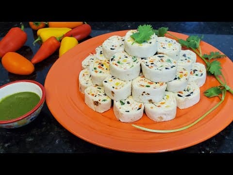 TORTILLA ROLL UPS with CREAM CHEESE