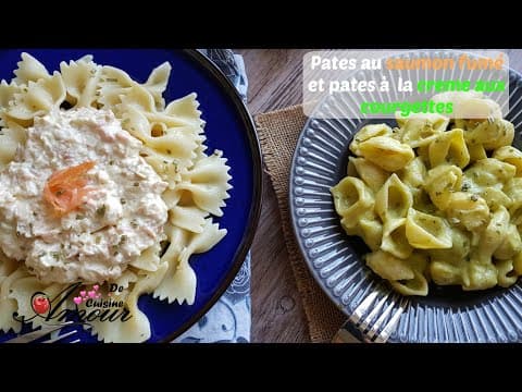 Pâtes à la crème de courgettes