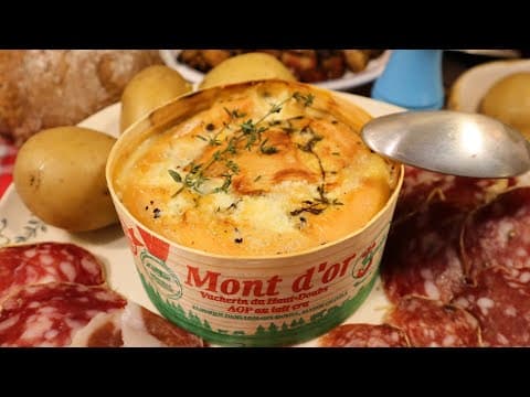 Baked Vacherin Mon d'Or with Charcuterie, Mushrooms and Potatoes - French Main Course Baked Vacherin Mon d'Or with Charcuterie, Mushrooms and Potatoes - Delicious French main course with medium difficulty. Perfect recipe converted from YouTube video to PDF format.