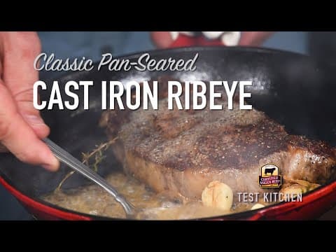 Make a Classic Pan-Seared Ribeye Steak Recipe
