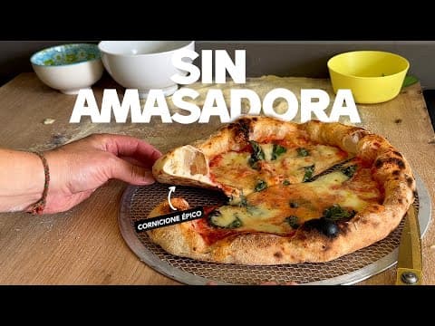 Pizza con masa 80% viga (hidratación 70%)