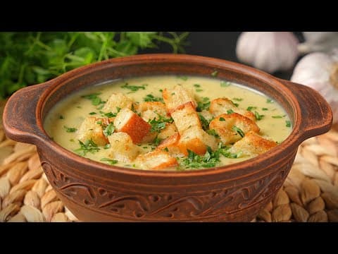Die UNGLAUBLICHE winterliche Knoblauchsuppe meiner Großmutter ❗Ein einfaches und leckeres Rezept ❗