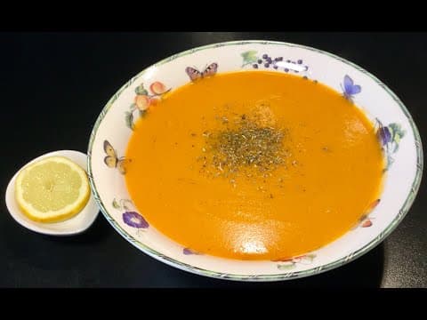 Turkish Red Lentil Soup - Turkish Soup Turkish Red Lentil Soup - Delicious Turkish soup with easy difficulty. Perfect recipe converted from YouTube video to PDF format.