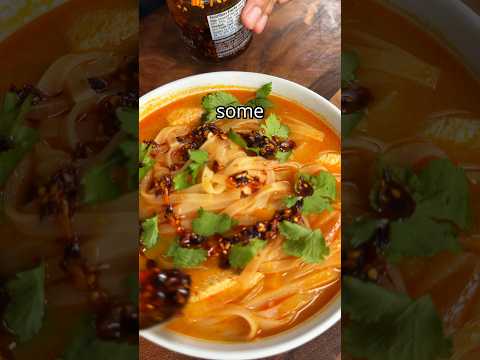 Spicy Thai Red Curry Soup in 30 minutes 😍