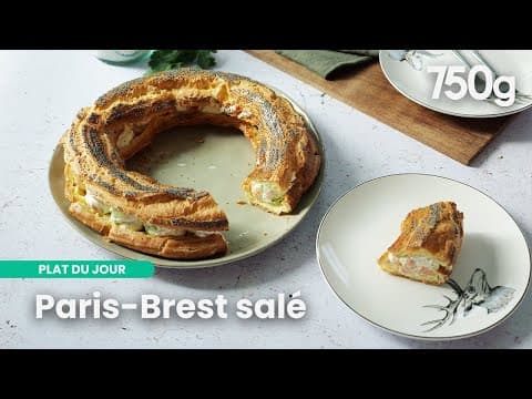 Savory Paris Brest with cream cheese, smoked salmon and avocado - French Appetizer Savory Paris Brest with cream cheese, smoked salmon and avocado - Delicious French appetizer with medium difficulty. Perfect recipe converted from YouTube video to PDF format.