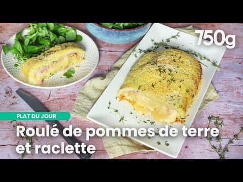 Roulette de pommes de terre au fromage à raclette