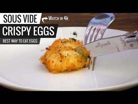 Crispy Sous Vide Eggs
