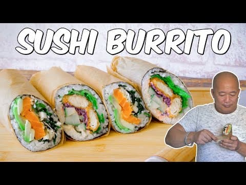 Sushi Burrito (Salmon or Chicken Version)