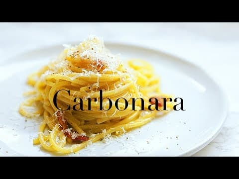 How To Make The Easiest Carbonara