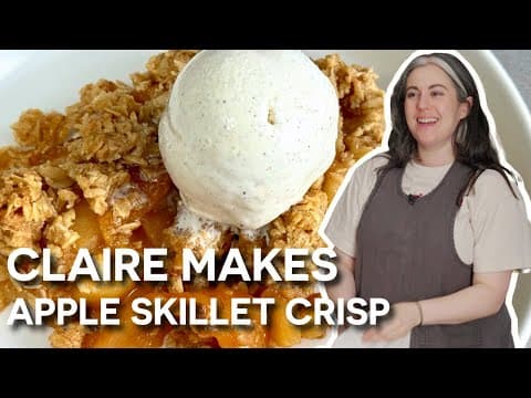 Caramel Apple Crisp (Skillet Method)