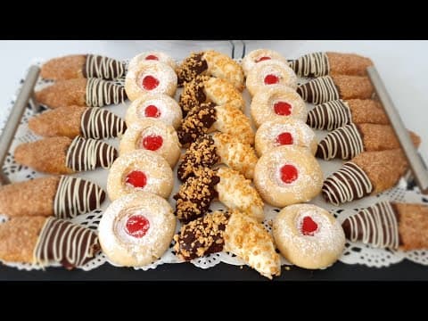 Trois sortes de biscuits sablés fondants pour l'Aïd - Nord‑Afrique Dessert Trois sortes de biscuits sablés fondants pour l'Aïd - Delicious Nord‑Afrique dessert with easy difficulty. Perfect recipe converted from YouTube video to PDF format.