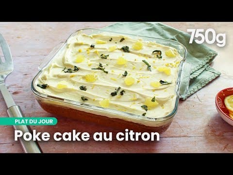 Gâteau percé au citron