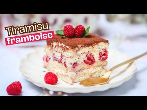 Raspberry Tiramisu with Homemade Biscuits