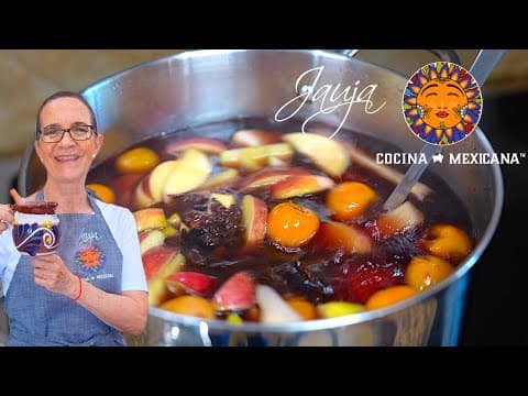 Ponche de Frutas Navideño