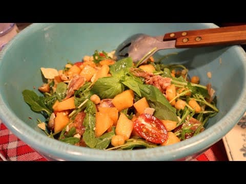 Melon, Bayonne Ham and Chickpea Salad - French Appetizer Melon, Bayonne Ham and Chickpea Salad - Delicious French appetizer with easy difficulty. Perfect recipe converted from YouTube video to PDF format.