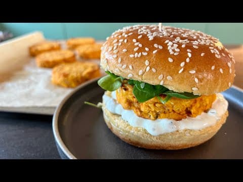 Steaks végétariens de patate douce et lentilles corail