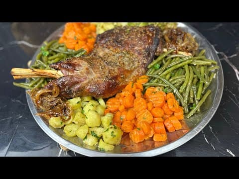 L’accord parfait : épaule d’agneau & légumes sautés avec une Marinade exceptionnelle 👌🏻