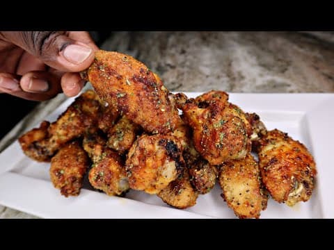 Homemade Lemon Pepper Air Fryer Wings (Wingstop Style) - American Recipe Homemade Lemon Pepper Air Fryer Wings (Wingstop Style) - Delicious American recipe with easy difficulty. Perfect recipe converted from YouTube video to PDF format.