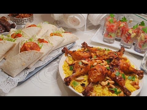 Chicken rice, wraps, avocado verrines and oat soup - Maghreb Main Course Chicken rice, wraps, avocado verrines and oat soup - Delicious Maghreb main course with medium difficulty. Perfect recipe converted from YouTube video to PDF format.