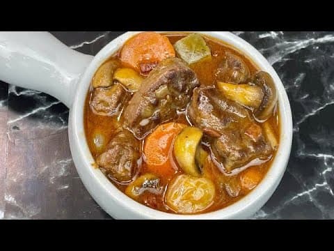 Bœuf bourguignon revisité