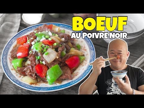 Bœuf sauté au poivre noir