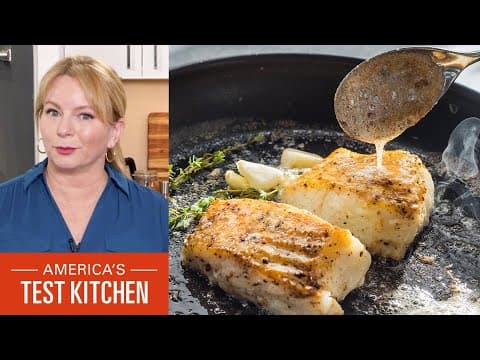 How to Make Butter-Basted Fish Fillets with Garlic and Thyme