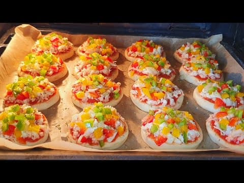 Mini Pizzas Moelleuses