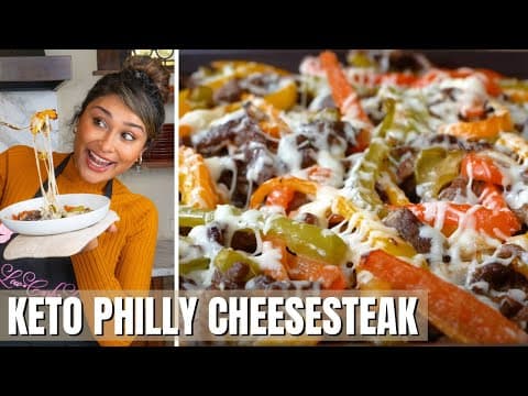 Low Carb Philly Cheesesteak One Pan Meal