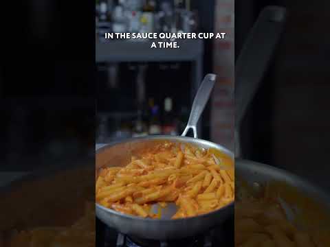Make pasta alla vodka in only 10 minutes!