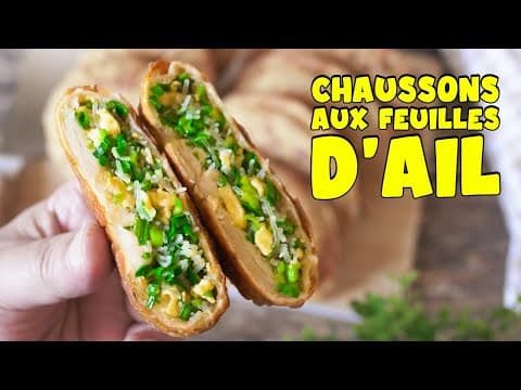 Chaussons farcis aux feuilles d'ail - Asiatique Snack Chaussons farcis aux feuilles d'ail - Delicious Asiatique snack with medium difficulty. Perfect recipe converted from YouTube video to PDF format.