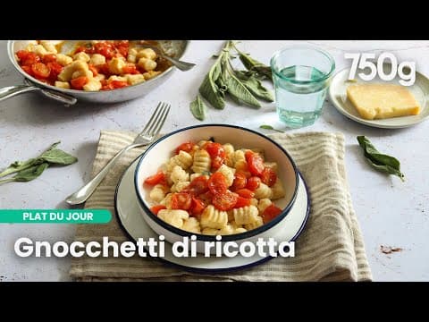 Ricotta gnocchetti with cherry tomato sauce and sage butter
