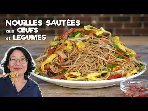 Nouilles sautées aux œufs et aux légumes