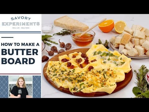 How to Make a Butter Board- The Latest Food Trend!