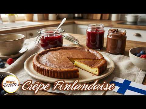 Crêpe Epaisse Finlandaise Recette Facile et Rapide du Pannukakku