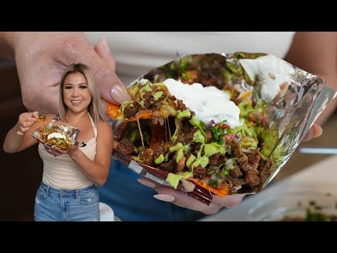My Go-To Carne Asada WALKING TACOS , Fast and Easy under 15 minutes Recipe!