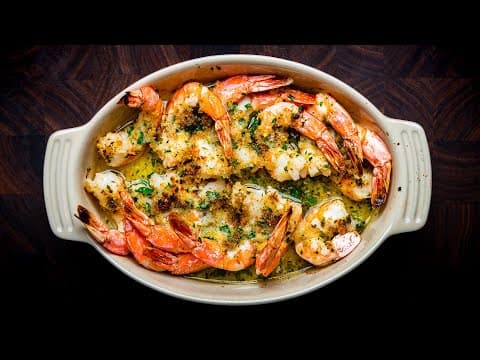 Shrimp Oreganata - Baked Shrimp with Garlic Butter Breadcrumbs