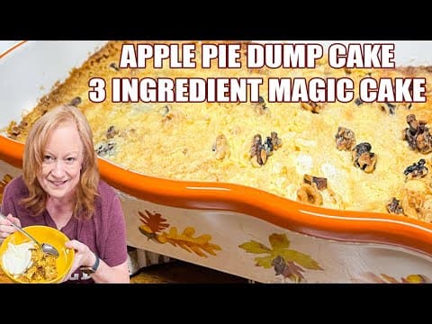3-Ingredient Apple Pie Dump Cake - American Recipe 3-Ingredient Apple Pie Dump Cake - Delicious American recipe with easy difficulty. Perfect recipe converted from YouTube video to PDF format.