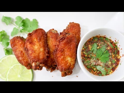 Thai Style Chicken Wings ไก่ทอดน้ำปลา - Episode 144