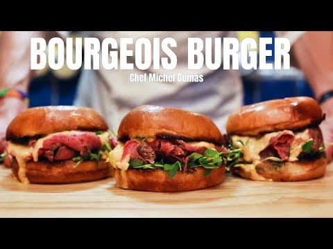 Hamburger bourgeois au fromage bleu d'Auvergne - French Main Course Hamburger bourgeois au fromage bleu d'Auvergne - Delicious French main course with medium difficulty. Perfect recipe converted from YouTube video to PDF format.