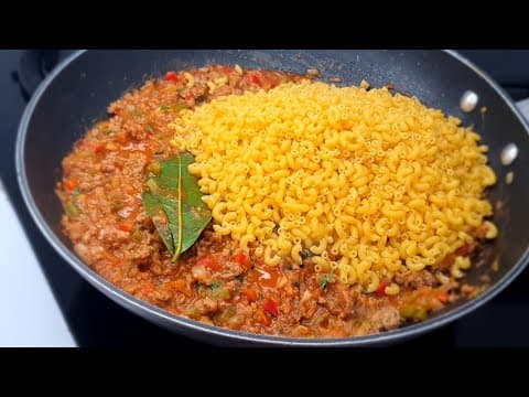 One-Pot Pasta with Tomato Sauce and Ground Beef - Italian Main Course One-Pot Pasta with Tomato Sauce and Ground Beef - Delicious Italian main course with easy difficulty. Perfect recipe converted from YouTube video to PDF format.