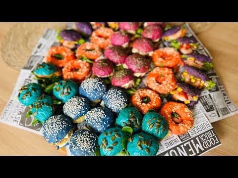 Petits pains colorés briochés - French Snack Petits pains colorés briochés - Delicious French snack with medium difficulty. Perfect recipe converted from YouTube video to PDF format.