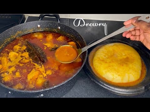 Soupe Sauce Graine à l'Huile de Palme