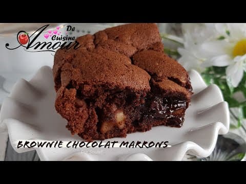 Brownie à la crème de marron