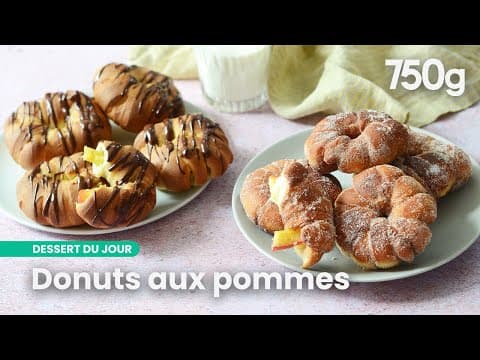 Apple Donuts (baked and fried version) - French Dessert Apple Donuts (baked and fried version) - Delicious French dessert with medium difficulty. Perfect recipe converted from YouTube video to PDF format.