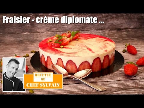 Strawberry cake with diplomat cream - French Dessert Strawberry cake with diplomat cream - Delicious French dessert with medium difficulty. Perfect recipe converted from YouTube video to PDF format.