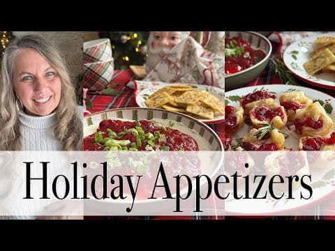 Five Christmas Appetizers